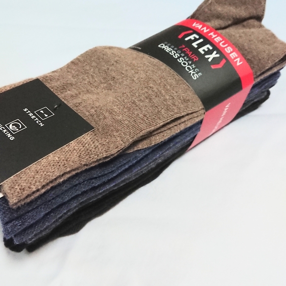 Van Heusen socks, men's flex dress socks - Picture 9 of 14